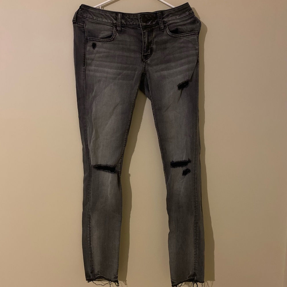 American Eagle Super Stretch Grey Jeggings